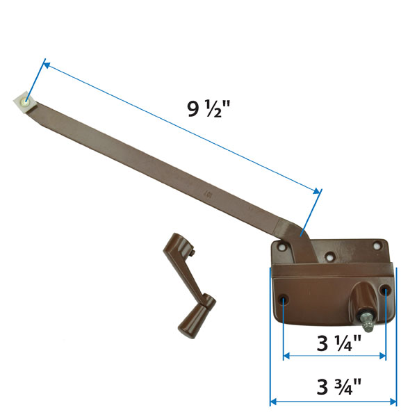 Wood Casement Window Straight Arm Operator - 0566208