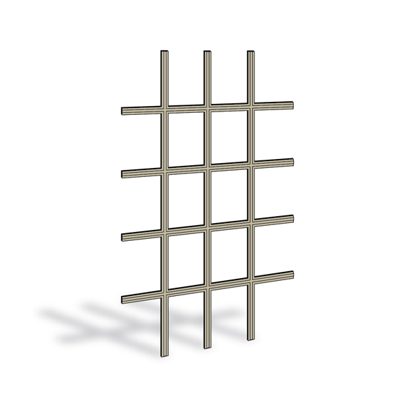 400 Series Casement & Awning Window Removable Interior Grille - 0603596