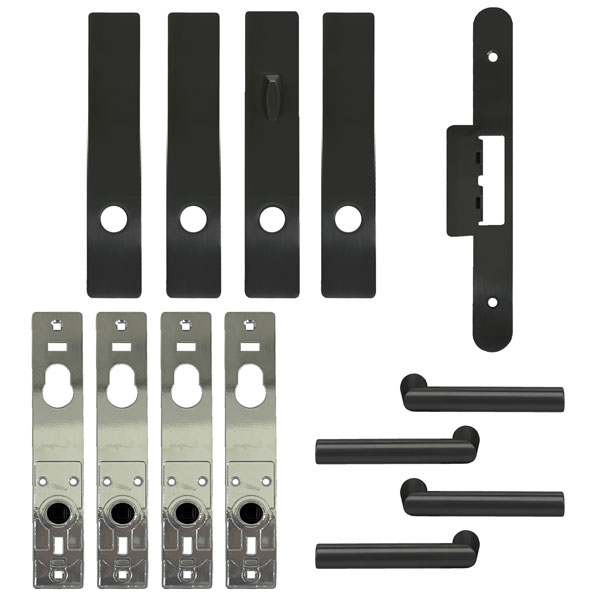 FSB 1076 Black Anodized Aluminum Trim Set - 9184752