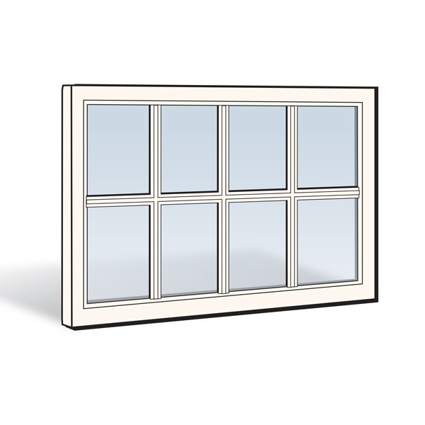 200 Series Tilt-Wash Double-Hung Window Upper Sash - 0840435