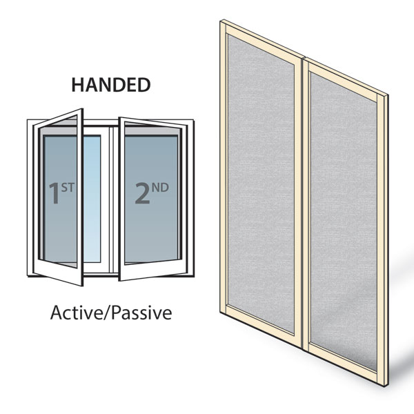 Canvas 200 Series & A-Series Double Hinged Insect Screen - 9088927