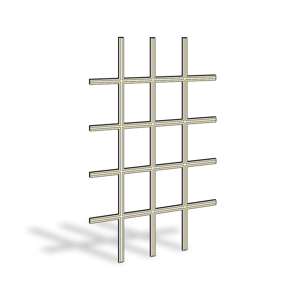 400 Series Casement & Awning Window Removable Interior Grille - 9134548
