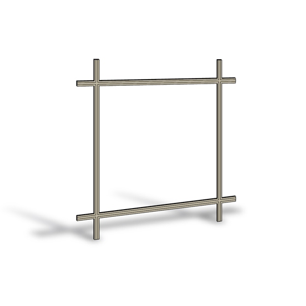 400 Series Casement & Awning Window Removable Interior Grille - 0621283