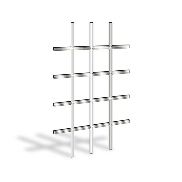 400 Series Casement & Awning Window Removable Interior Grille - 1344410
