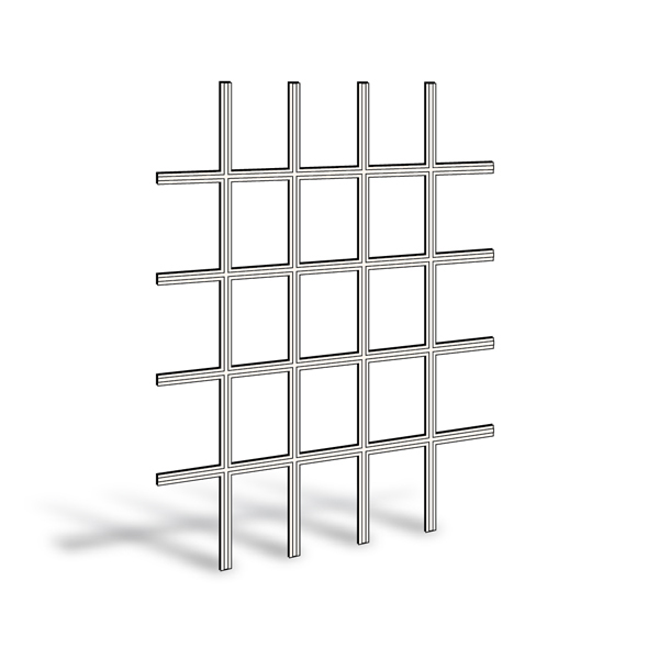 400 Series Casement & Awning Window Removable Interior Grille