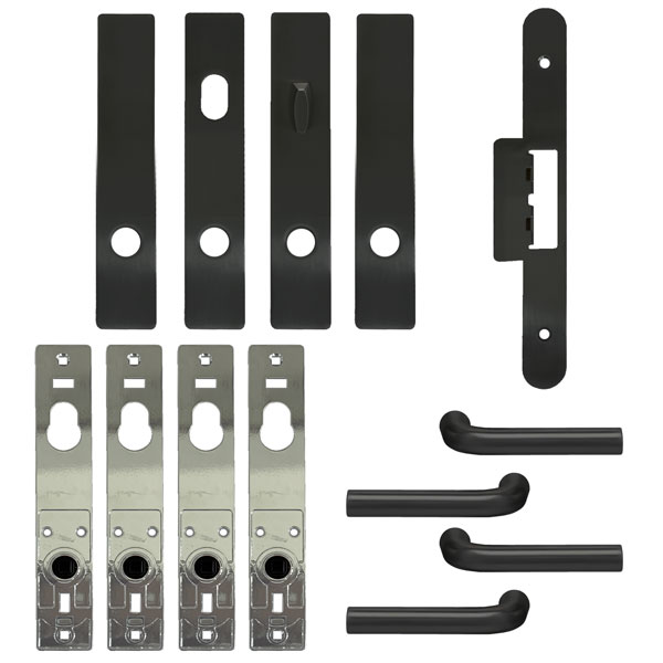 FSB 1075 Black Anodized Aluminum Trim Set - 9184754