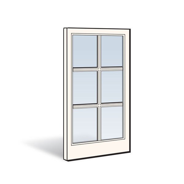 Double-Hung Window Lower Sash - 1614907