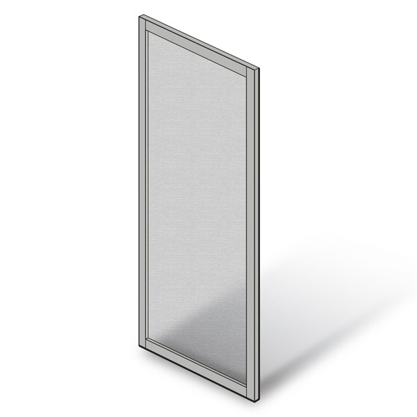 Dove Gray A-Series Hinged Inswing Patio Door Hinged Insect Screen