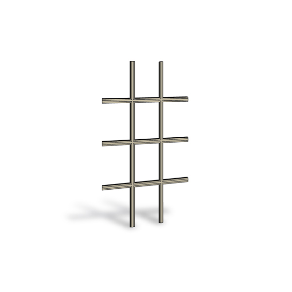 400 Series Casement & Awning Window Removable Interior Grille - 0603575
