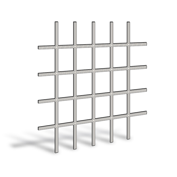 400 Series Casement & Awning Window Removable Interior Grille - 1344422