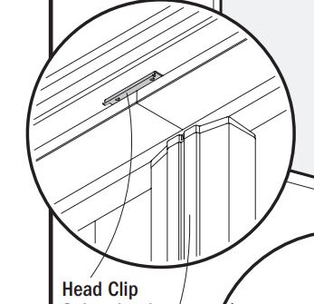 Hinged Insect Screen Head Clip - 0990225