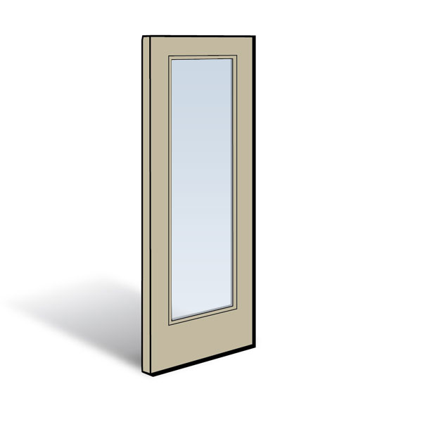 Frenchwood® Hinged Inswing Patio Door Stationary Panel