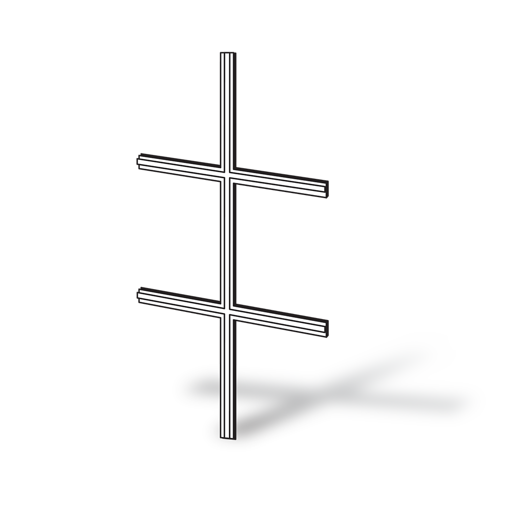 400 Series Woodwright Removable Interior Grilles - WWGrilles
