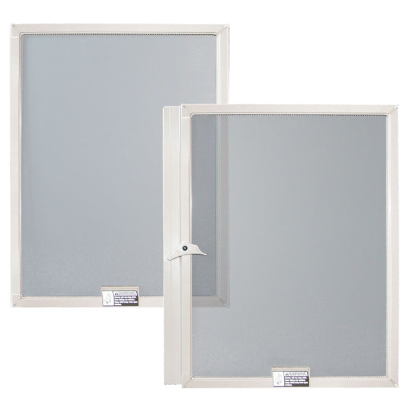 400 Series Gliding Window White Conventional Two-Piece Insect Screen - 1763602