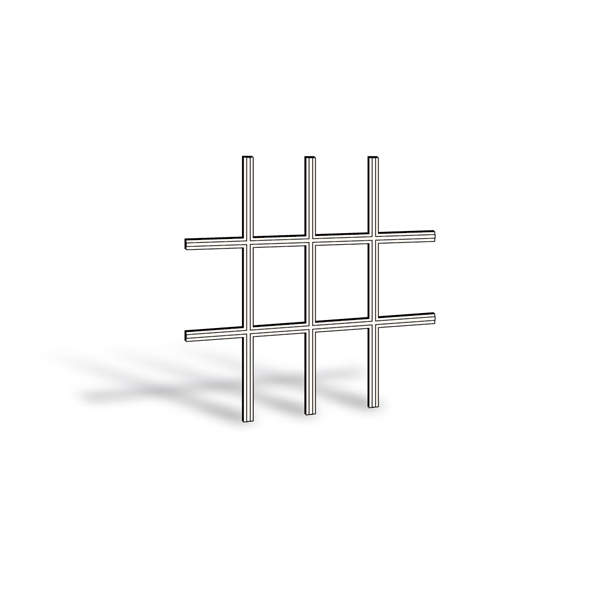 200 Series Narroline® Double-Hung Window Removable Interior Grille