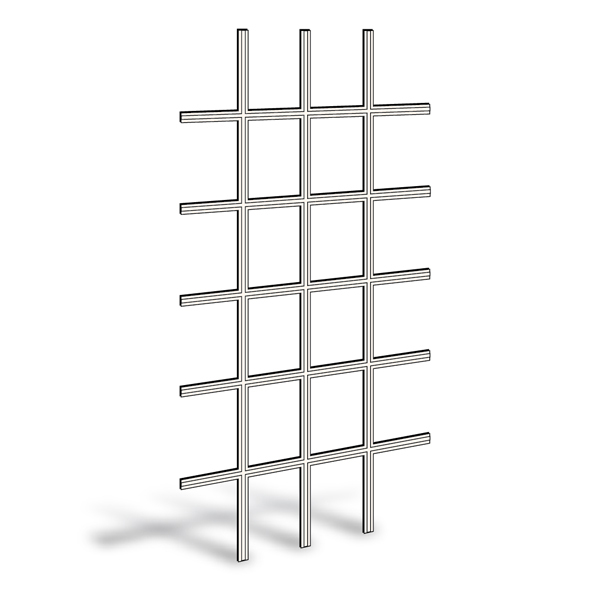 400 Series Casement & Awning Window Removable Interior Grille - 1344420