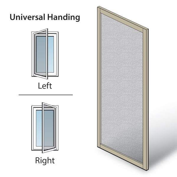Sandtone 200 Series & A-Series Hinged Patio Door Hinged Insect Screen - 0990180