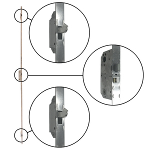 A-Series Hinged Door Active Panel 3-Point Lock Mechanism - 9014687