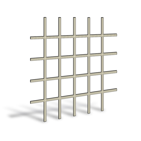 400 Series Casement & Awning Window Removable Interior Grille - 9134557
