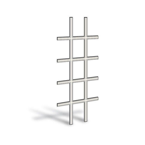 200 Series Inswing Patio Door Removable Interior Grille