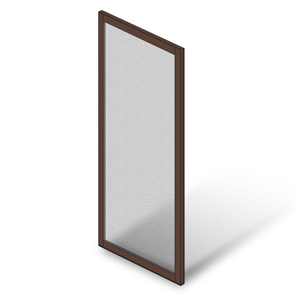 Cocoa Bean A-Series Hinged Inswing Patio Door Hinged Insect Screen - 9140976