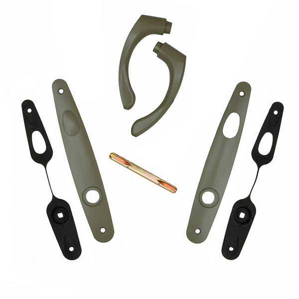 Hinged Patio Door Double Door Exterior Trim Set