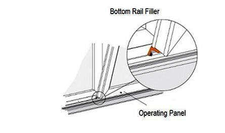 FILLER, WHITE OPER BTM RAIL REPL - 3878566