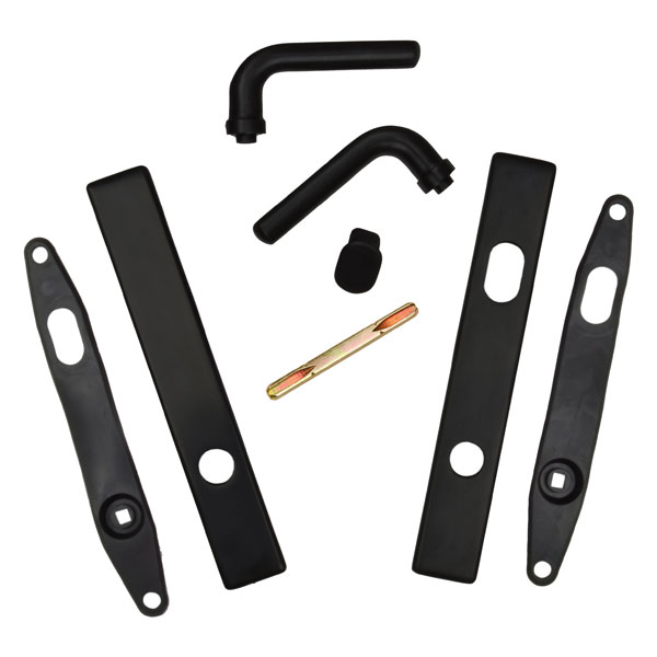 Hinged Patio Door Double Door Exterior Trim Set