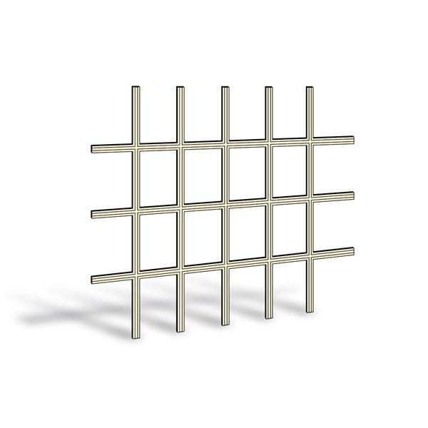 400 Series Casement & Awning Window Removable Interior Grille - 9134550