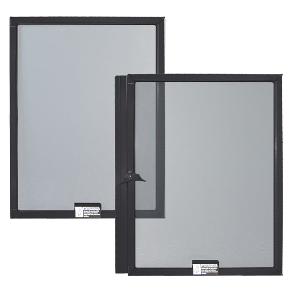 400 Series Gliding Window Black Conventional Two-Piece Insect Screen - 9128444