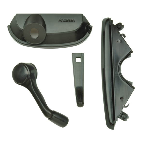 A-Series Casement Window Traditional Folding Hardware Set