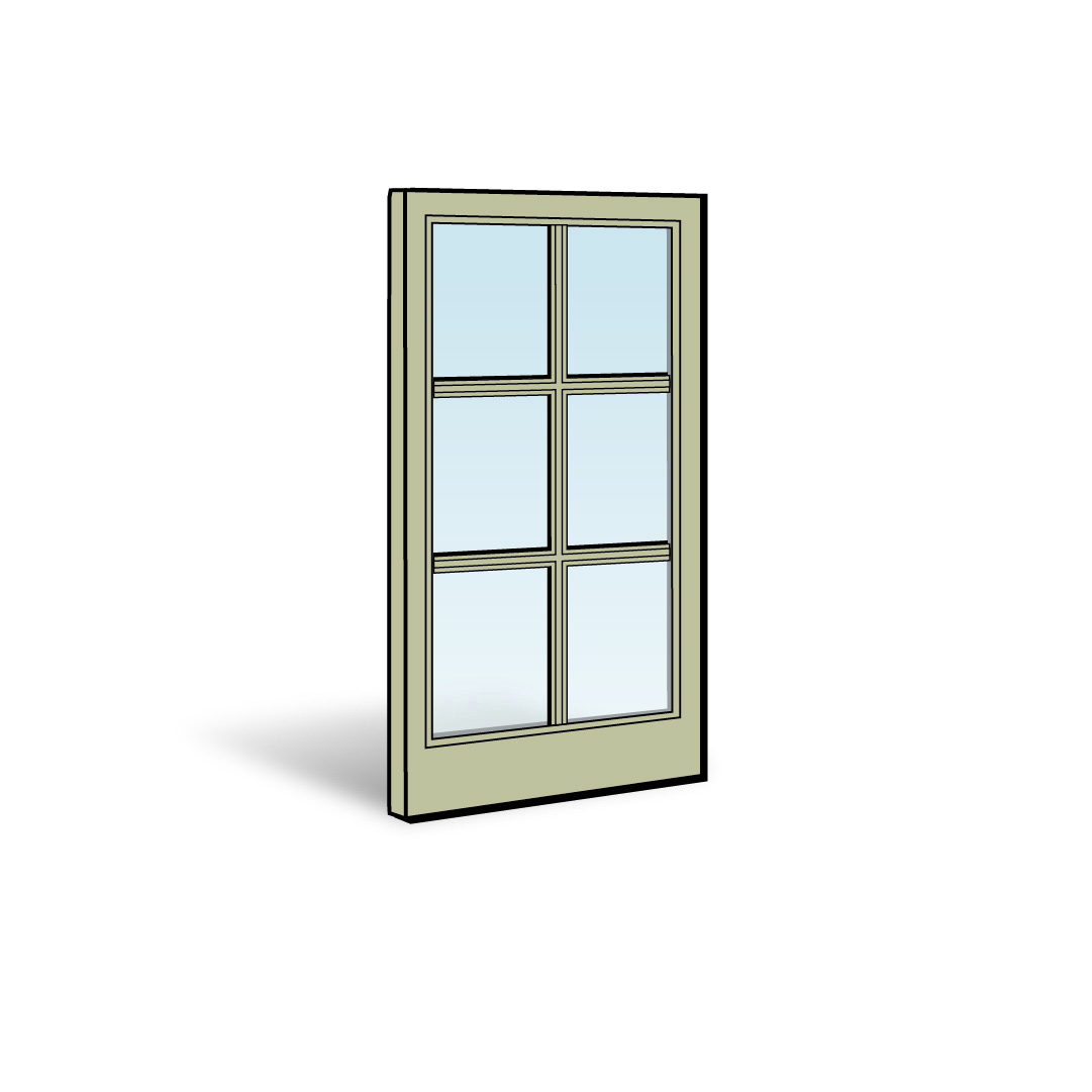 Narroline® Double-Hung Window Lower Sash - 1107608