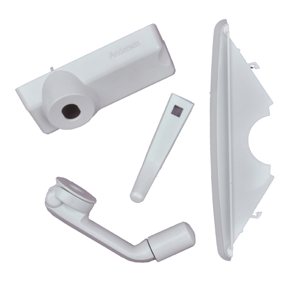 Casement Window Contemporary Style Folding Hardware Package