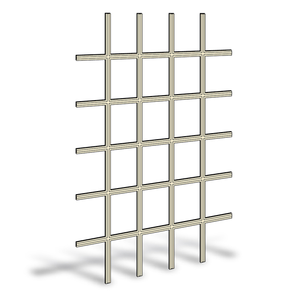 400 Series Casement & Awning Window Removable Interior Grille - 9134557