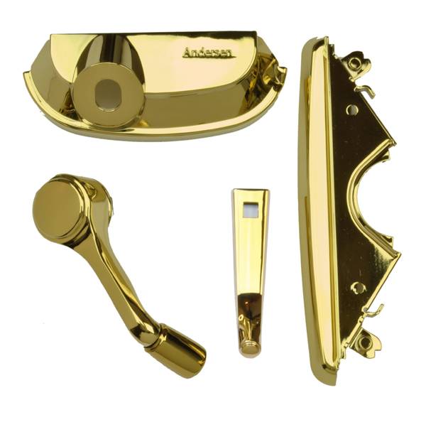 A-Series Casement Window Traditional Folding Hardware Set