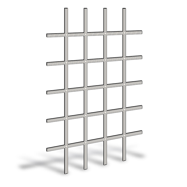 400 Series Casement & Awning Window Removable Interior Grille - 1344422