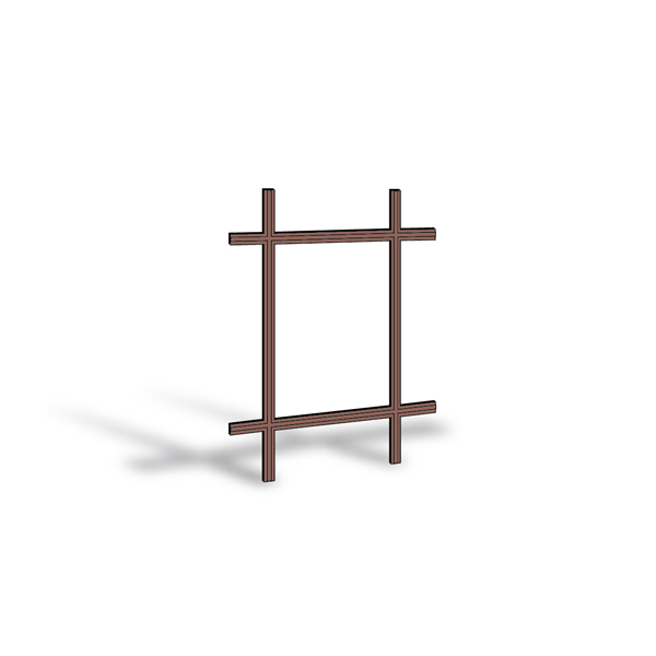 400 Series Double-Hung Window Removable Interior Grille