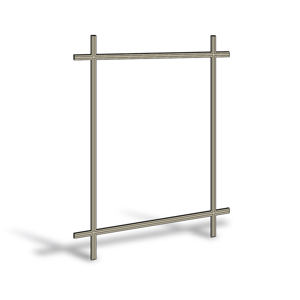 400 Series Casement & Awning Window Removable Interior Grille - 0621290
