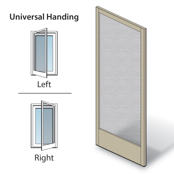 Sandtone 400 Series Frenchwood® Hinged Patio Door Insect Screen Kit - 0920910