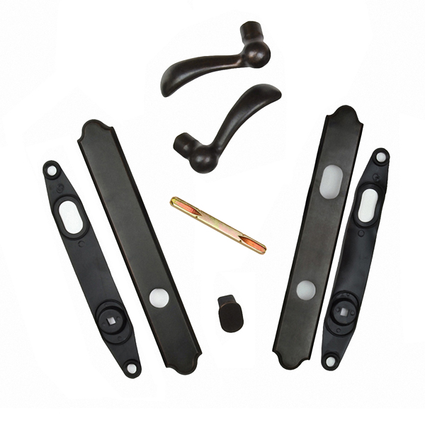 Encino® Double Door Exterior Trim Set in Distressed Bronze - 2572653